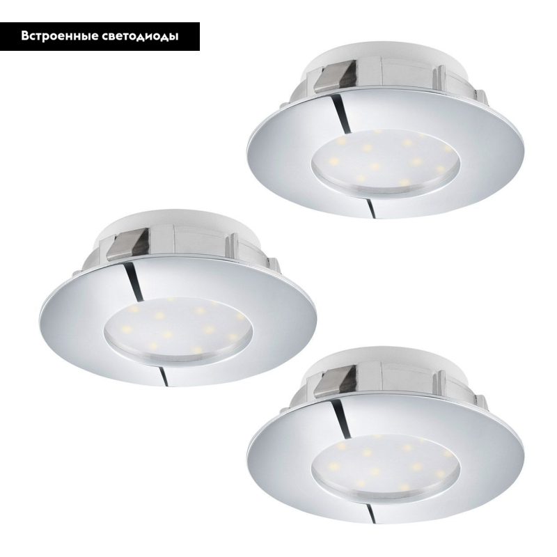 Встраиваемый светодиодный светильник Eglo Pineda 95822 в #REGION_NAME_DECLINE_PP#