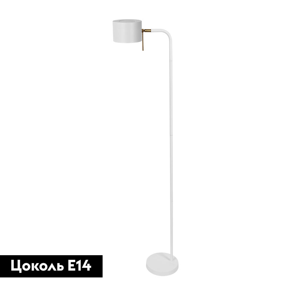 Торшер Arte Lamp Sebastian A7051PN-1WH в #REGION_NAME_DECLINE_PP#