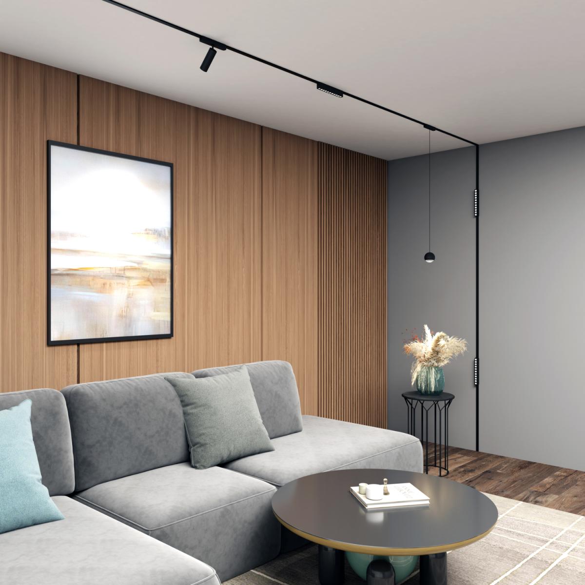 Трековый магнитный однофазный светильник Denkirs Air grill DK5365-BK в Санкт-Петербурге