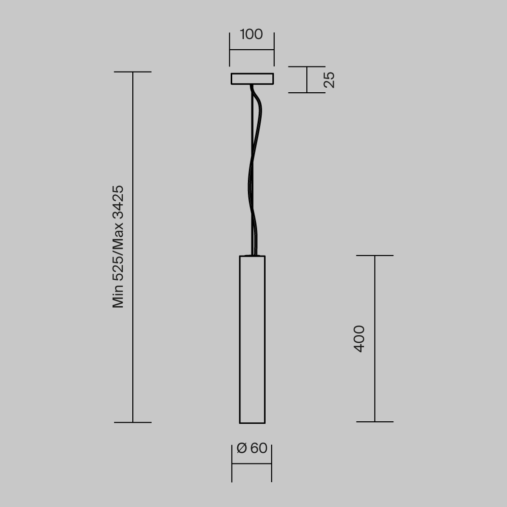 Подвесной светильник Maytoni Basic Texture MOD461PL-L5BK в Санкт-Петербурге