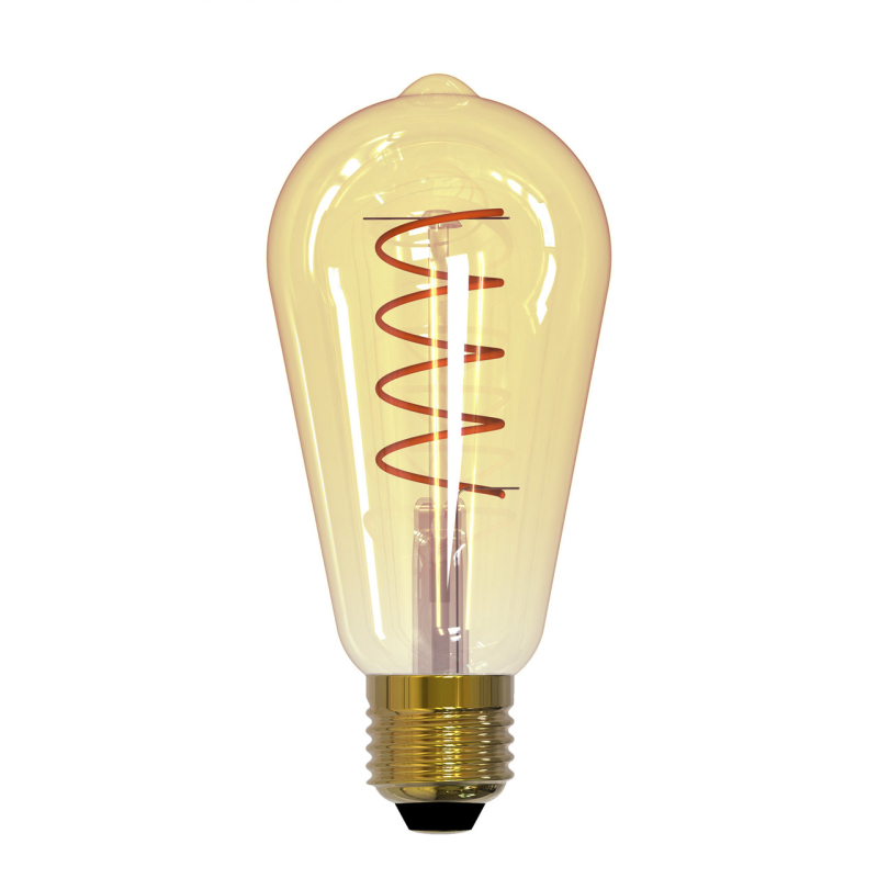 Лампа светодиодная (UL-00001819) Uniel E27 4W 2250K прозрачная LED-ST64-4W/GOLDEN/E27/CW GLV22GO в #REGION_NAME_DECLINE_PP#