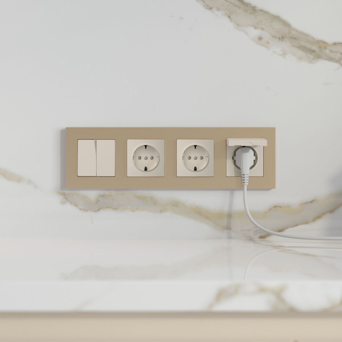 Рамка на 4 поста Werkel Slab (шампань софт) W0042911 4690389218446 a071625 в #REGION_NAME_DECLINE_PP#