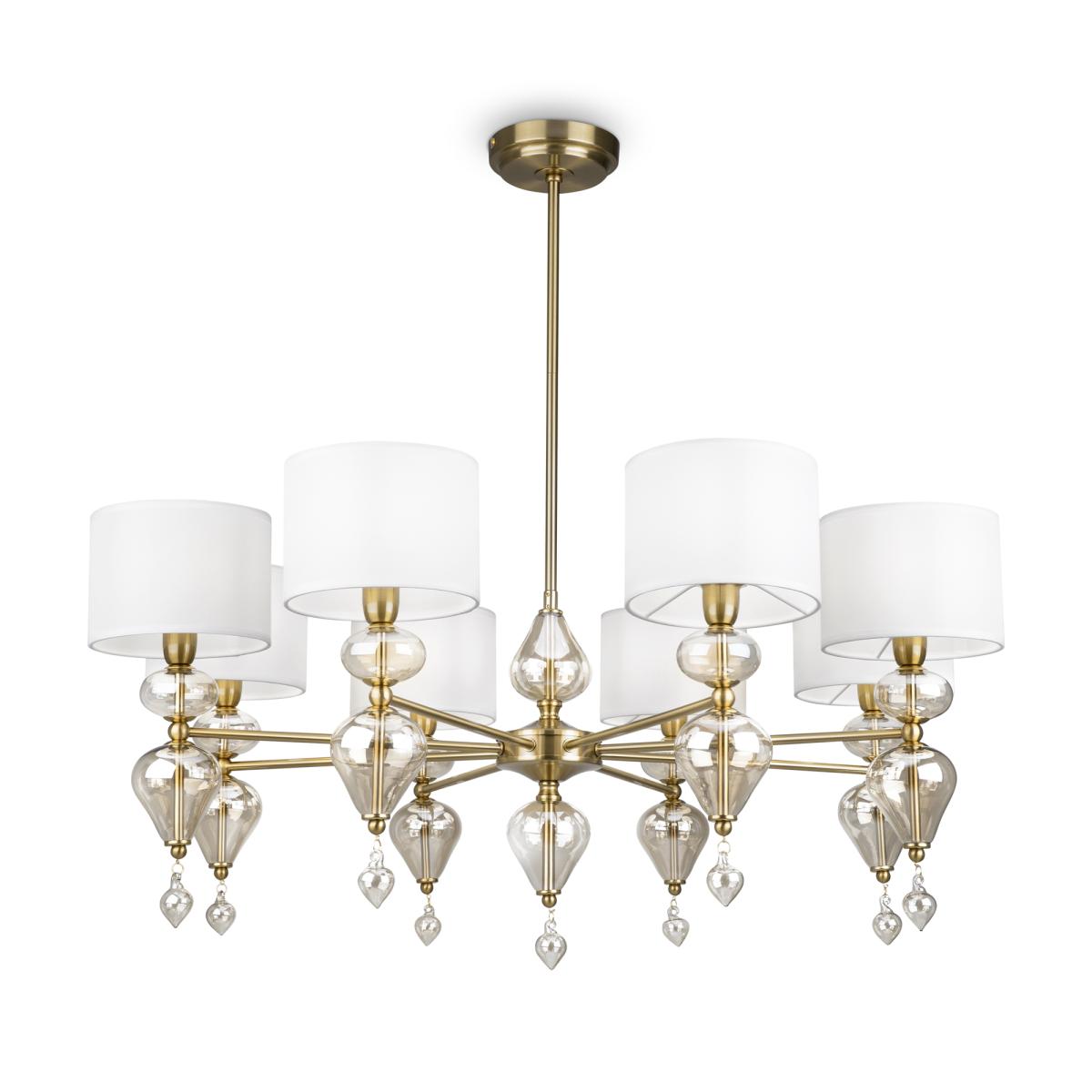 Люстра на штанге Freya Raise FR5369CL-08BS в #REGION_NAME_DECLINE_PP#