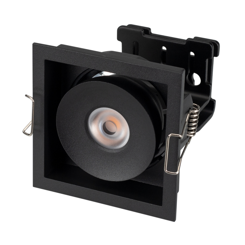 Встраиваемый светильник Arlight CL-SNODO-LUM-S80x80-9W Warm3000 (BK, 45 deg) 039323 в Санкт-Петербурге
