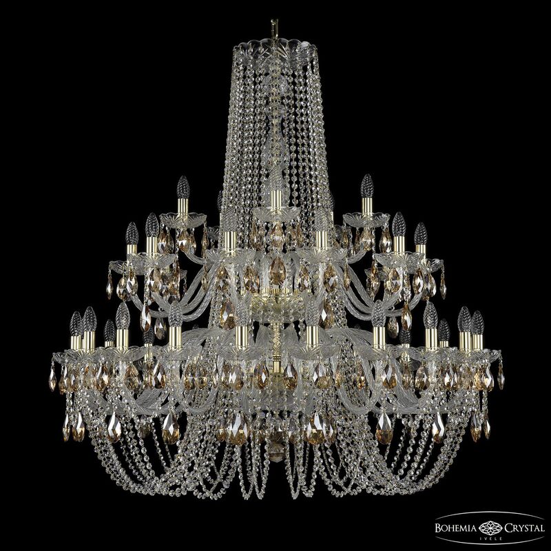 Подвесная люстра Bohemia Ivele Crystal 1402/20+10+5/400/2d G K721 в Санкт-Петербурге