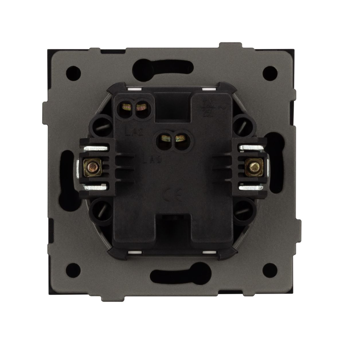 Механизм выключателя одноклавишный непроходной Arlight SWT-TENDO-MK01-PL-BK (230V, 10A) 054035 в Санкт-Петербурге