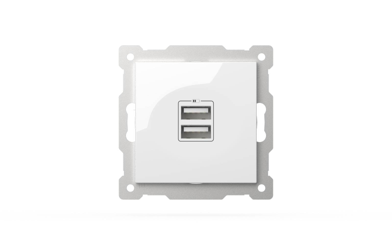 Розетка USB 5V 2,1A 2-я ELBI Zena Vega 609-015600-143 в Санкт-Петербурге