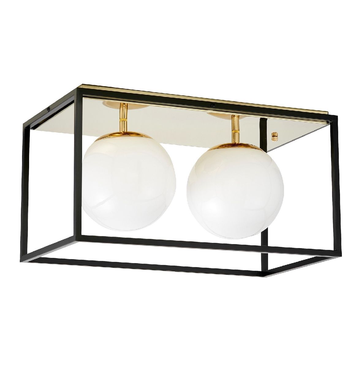Потолочный светильник Lumina Deco Maldini LDC 8060-2 F.GD+BK в #REGION_NAME_DECLINE_PP#