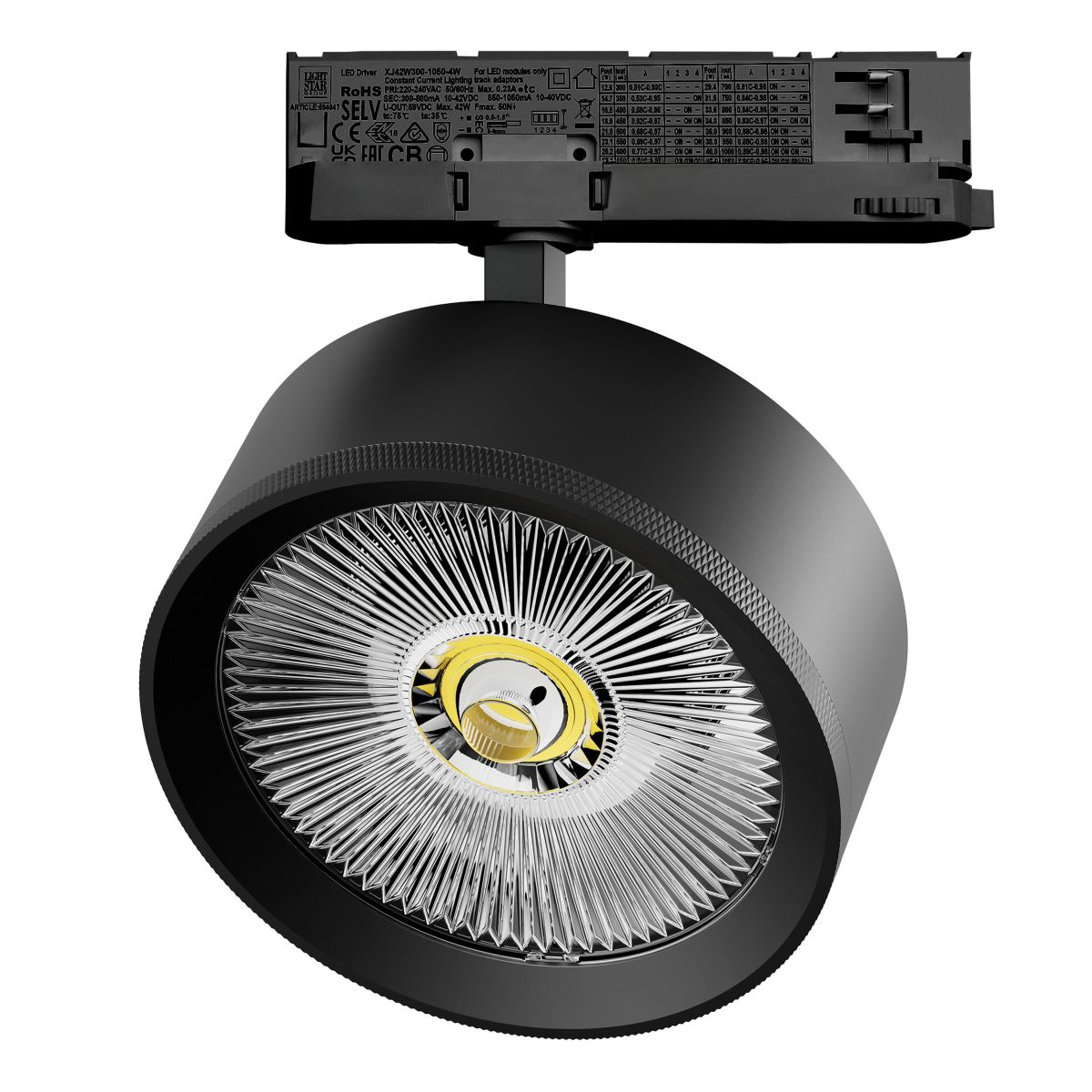 Трековый светильник Quattro LED с адаптером Lightstar Alta Pro A5747QT в Санкт-Петербурге