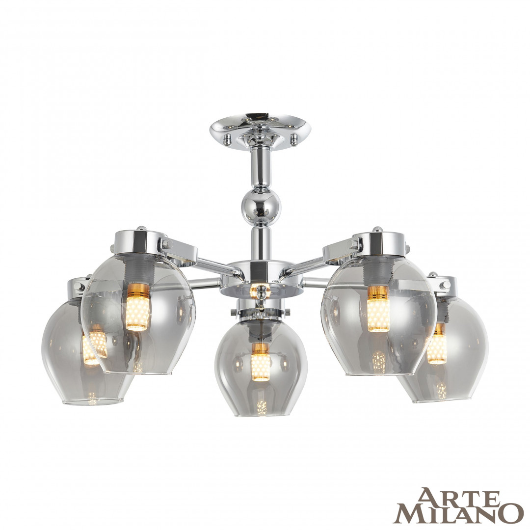 Люстра на штанге Arte Milano Neapolis 273307/5 Ni в #REGION_NAME_DECLINE_PP#