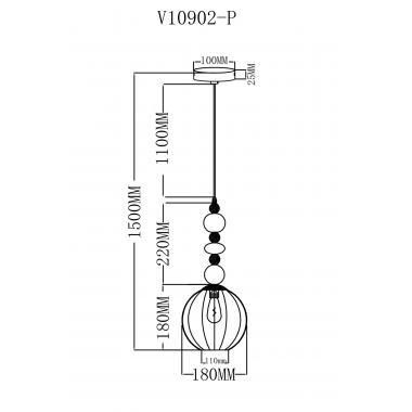 Подвесной светильник Moderli Charm V10902-P в Санкт-Петербурге
