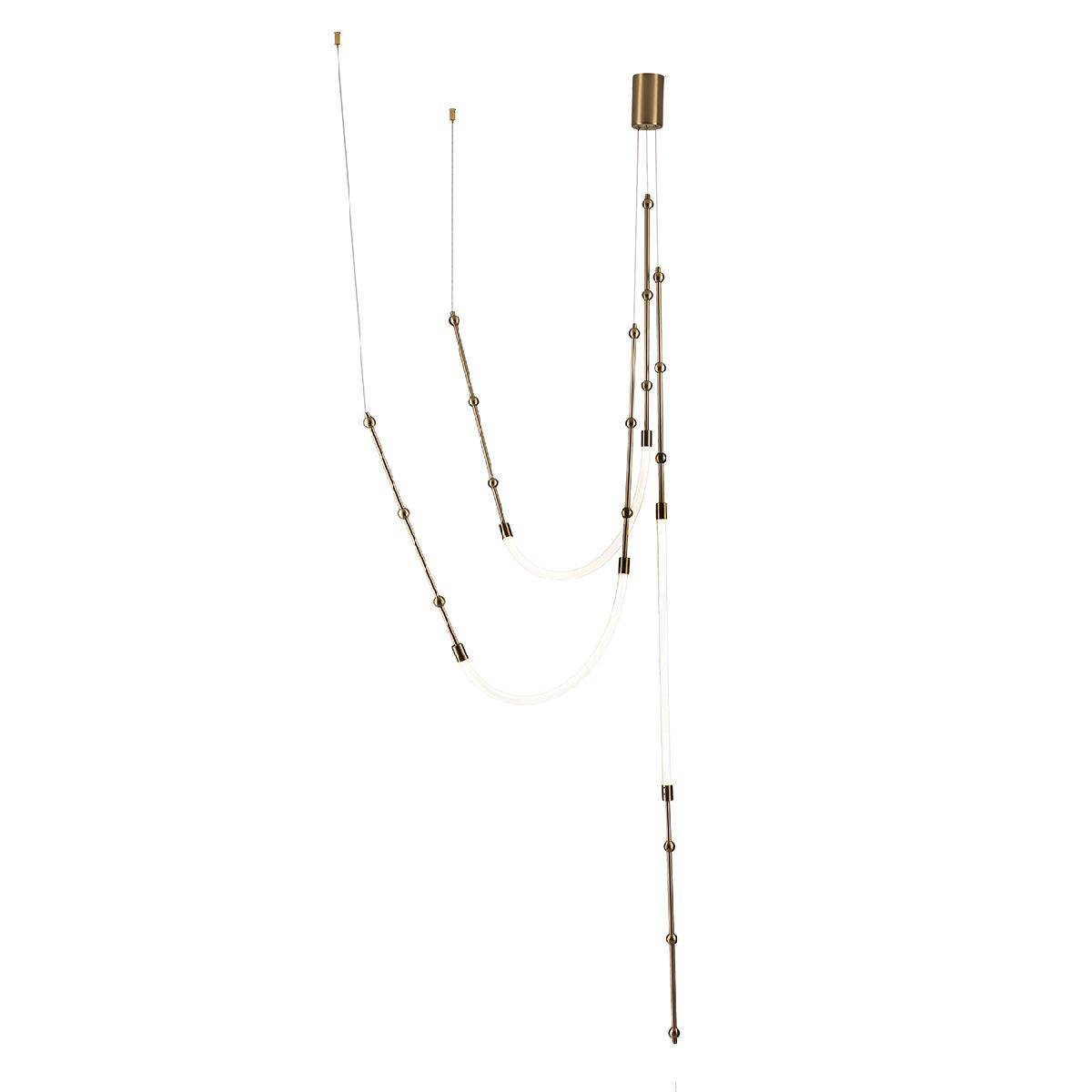 Подвесная люстра Indigo Corda 14010/3P Brass V000064L в Санкт-Петербурге