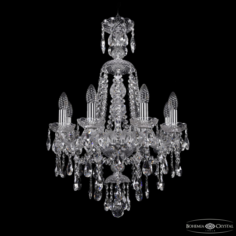 Подвесная люстра Bohemia Ivele Crystal 1415/8/165/XL-70 Ni в Санкт-Петербурге