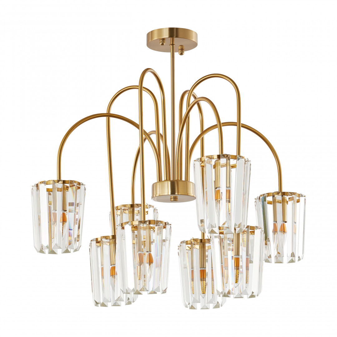 Люстра на штанге Arte Milano AM 2328B.D800.H700.E14.12 G в Санкт-Петербурге