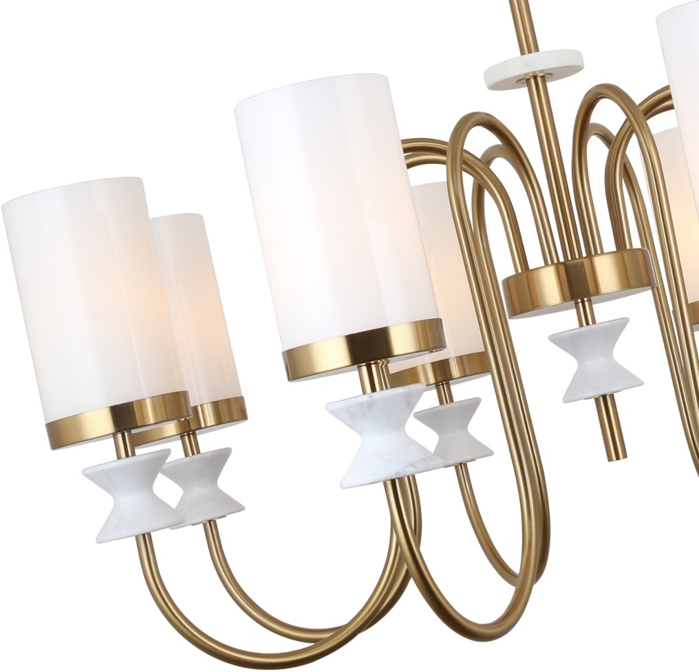 Люстра на штанге Stilfort Мрамарис 1054/05/08P в Санкт-Петербурге