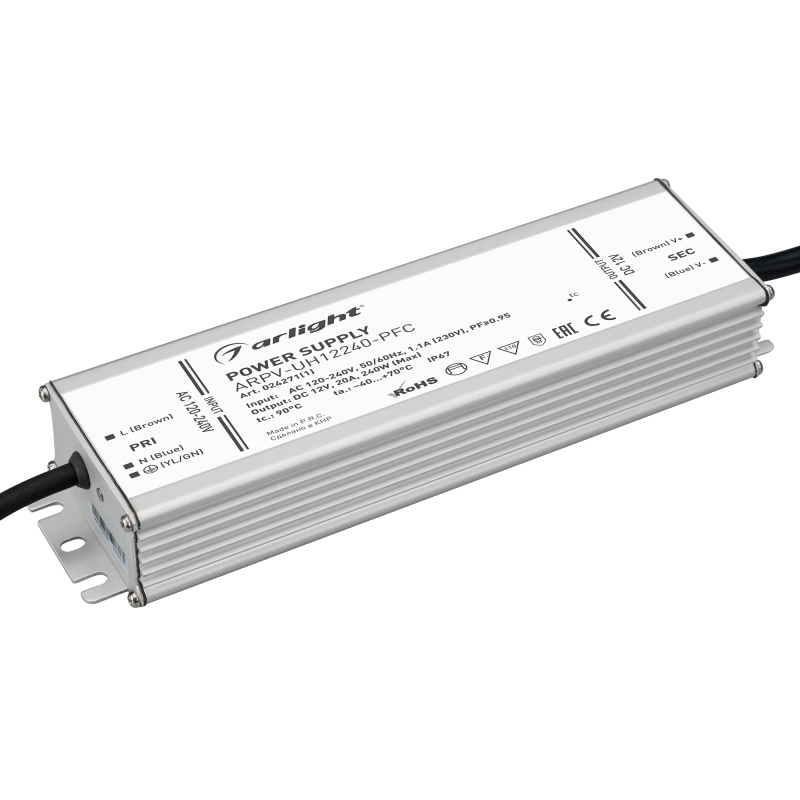 Блок питания Arlight ARPV-UH12240-PFC (12V, 20.0A, 240W) 024271(1) в Санкт-Петербурге