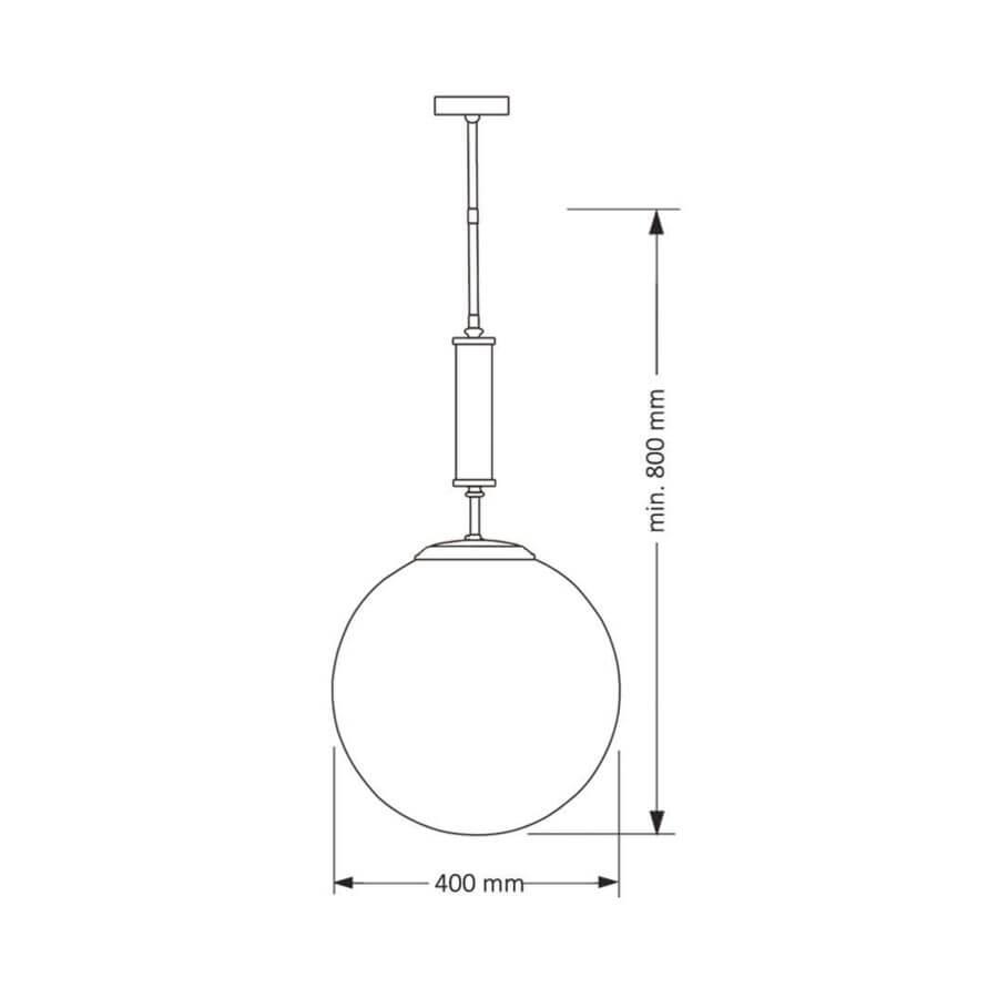 Подвесной светильник Kutek Mood Artu Glass ART-ZW-1 (N) G400 в Санкт-Петербурге