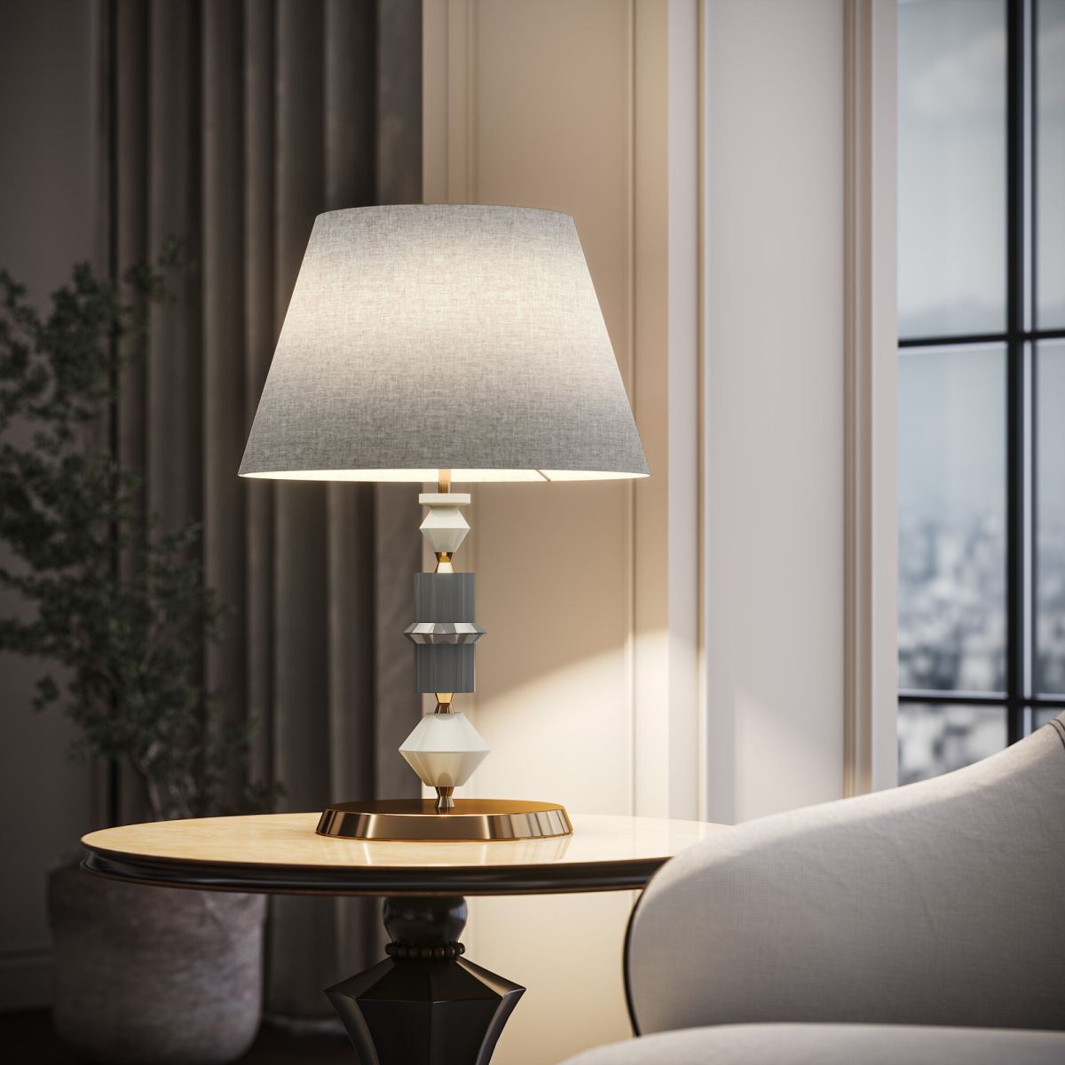 Настольная лампа Eurosvet Olaria 108012 латунь a071406 в #REGION_NAME_DECLINE_PP#