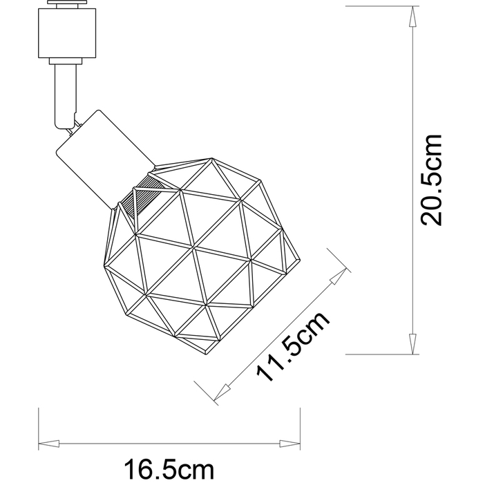 Трековый светильник Arte Lamp Sospiro A6141PL-1GO в Санкт-Петербурге