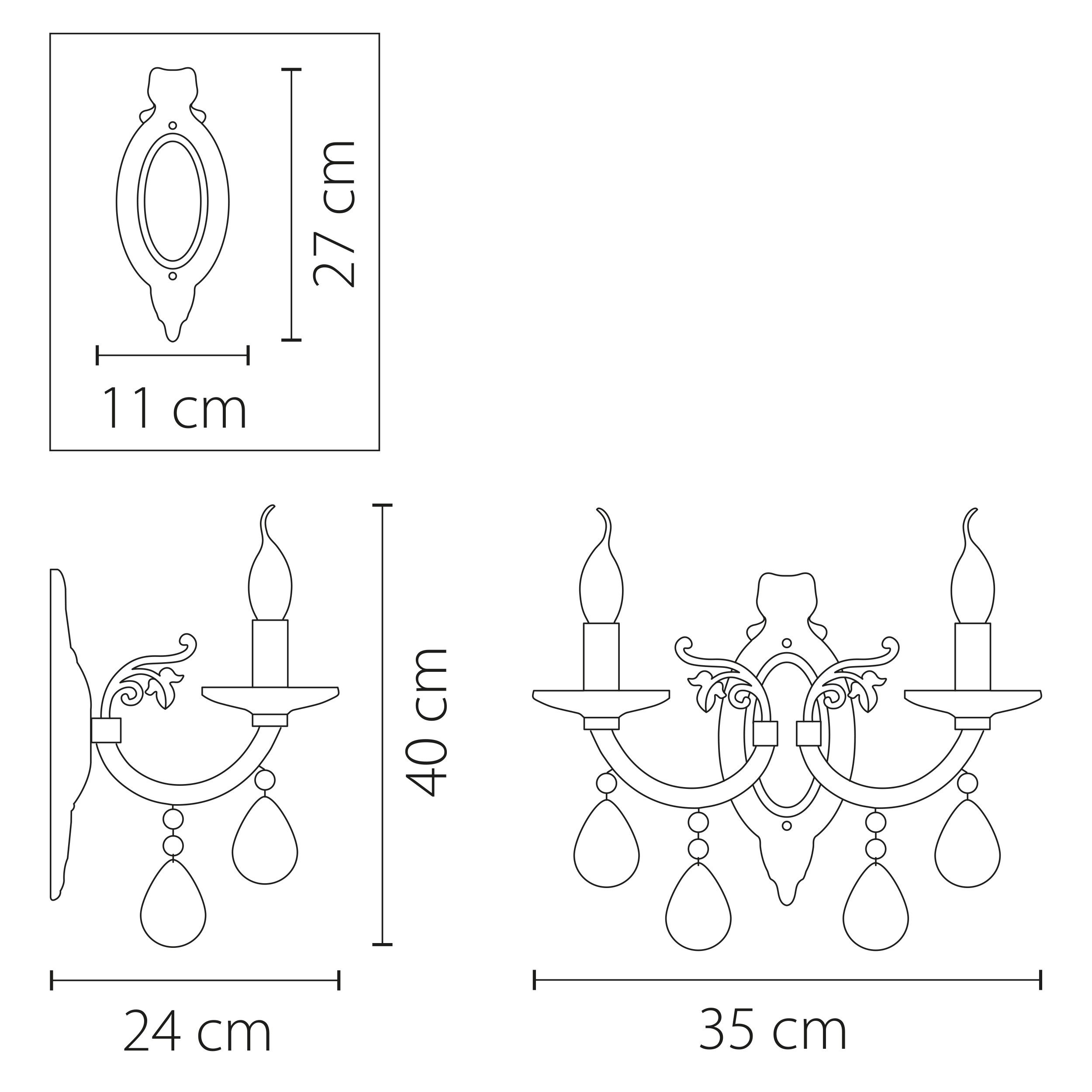 Бра Osgona Stregaro 694624 в Санкт-Петербурге