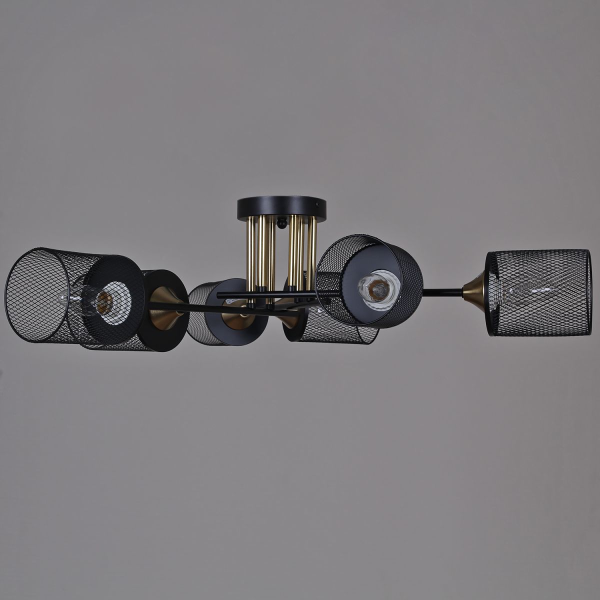 Потолочная люстра Reluce 38460-0.3-06 BK+COPPER в Санкт-Петербурге