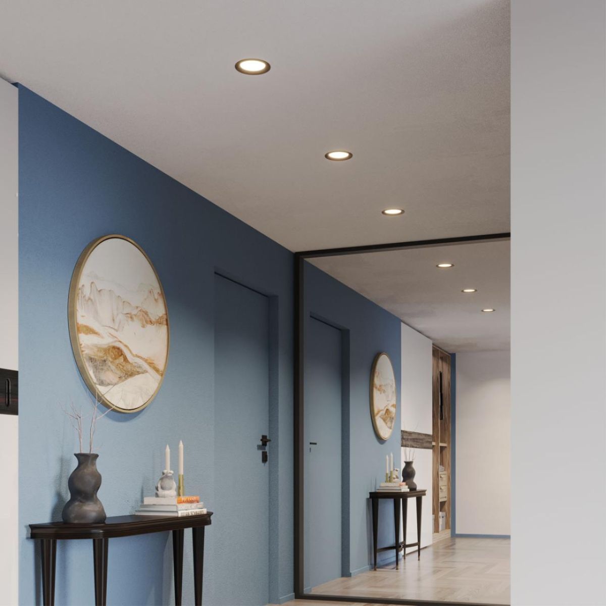 Встраиваемый светильник с переключателем цветовой температуры и угла рассеивания Novotech Wir Fluo 359847 в Санкт-Петербурге