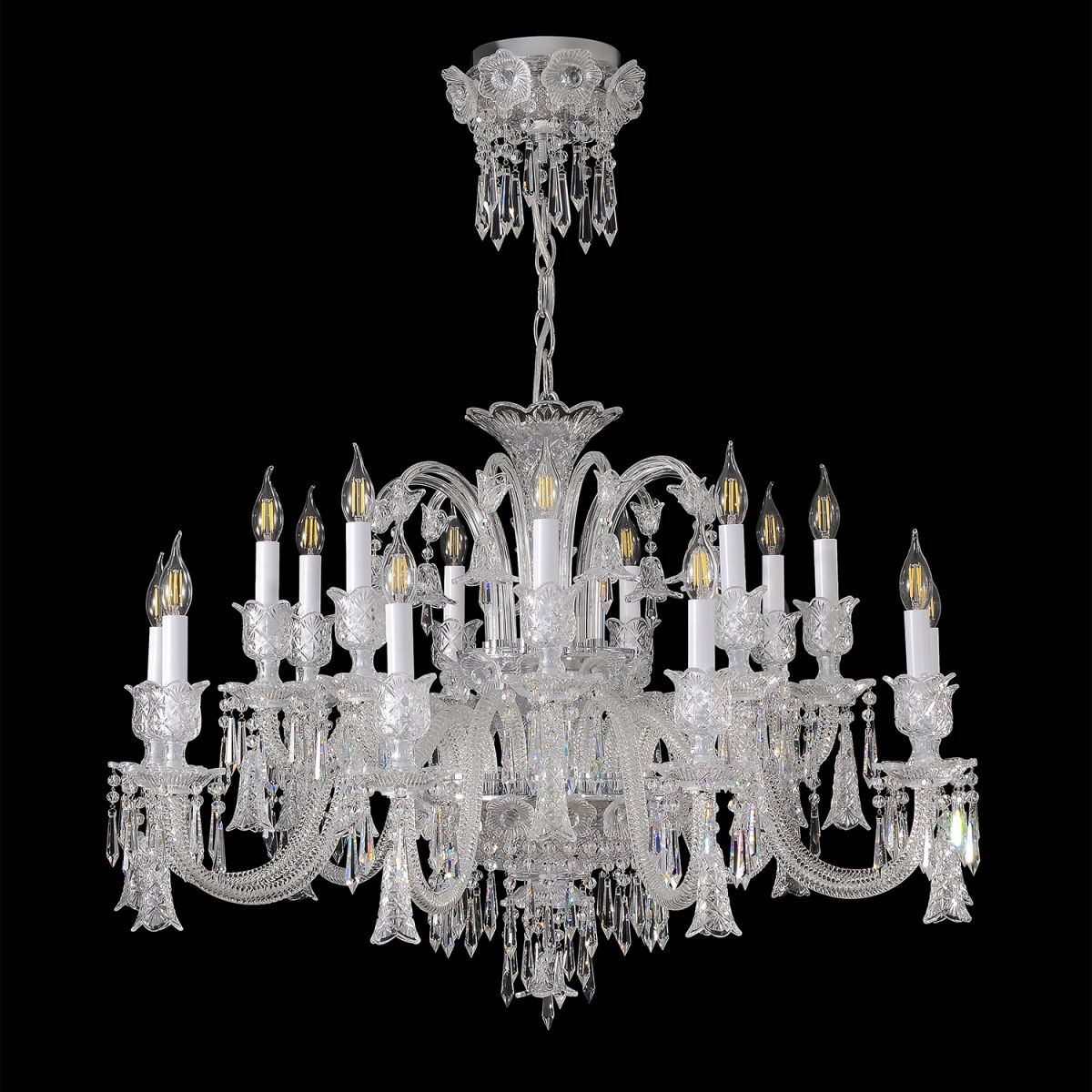 Подвесная люстра Crystal Lux VERSAILLES SP9+9 CHROME в Санкт-Петербурге