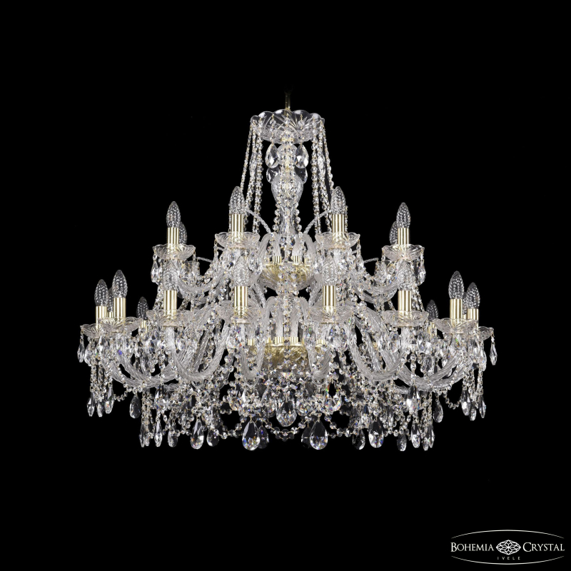 Подвесная люстра Bohemia Ivele Crystal 1411/16+8/360/2d G в Санкт-Петербурге