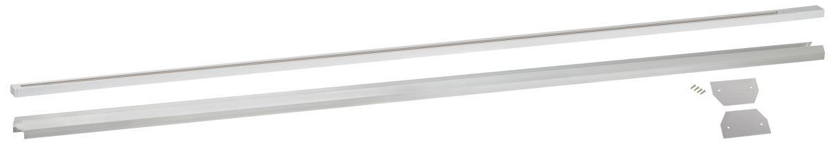 Комплект Эра TR-SET-200-1PT-PC WH шинопровод однофазный с профилем для натяжного потолка 2м белый Б0072544 в Санкт-Петербурге