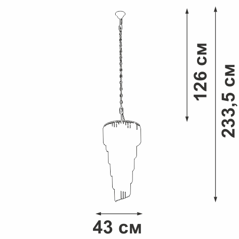 Каскадная люстра Vitaluce V5311-0/13 в Санкт-Петербурге