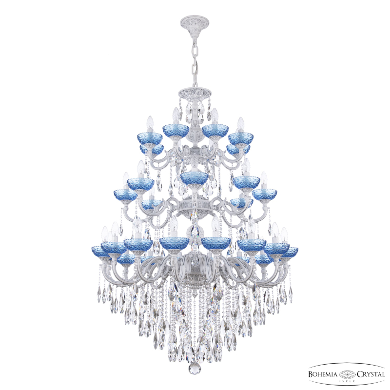 Подвесная люстра Bohemia Ivele Crystal AL78101/16+8+8/300/3d B WMN P Aquamarine/M-1F в Санкт-Петербурге