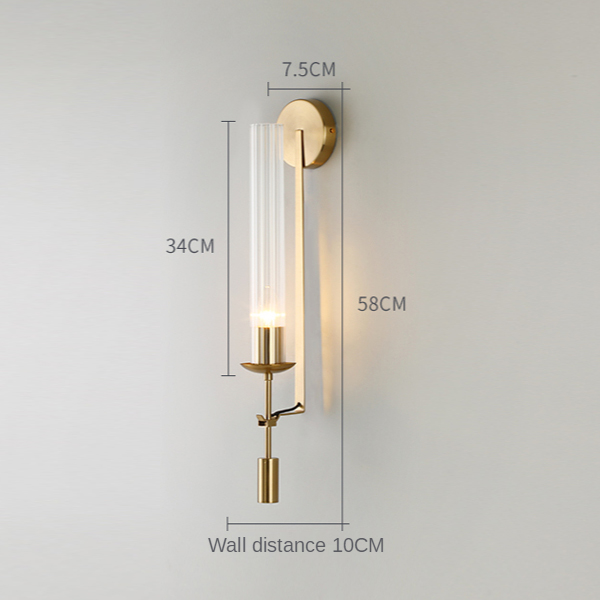 Бра Delight Collection Wall lamp 88043W brass в #REGION_NAME_DECLINE_PP#