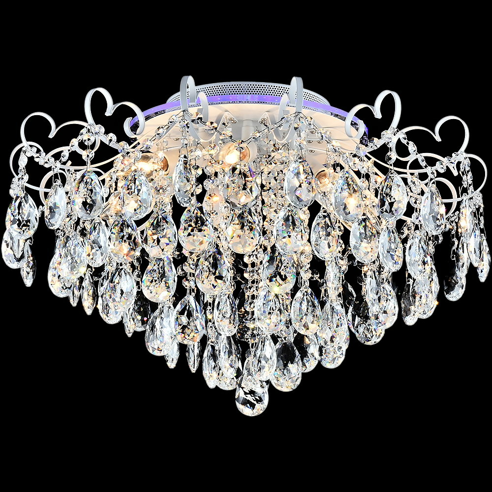 Потолочная люстра Reluce 04024-0.3-07 WH+SILVER PN+RGB в Санкт-Петербурге