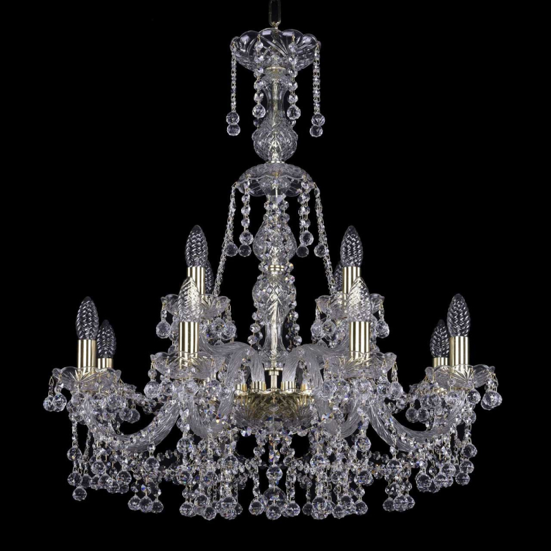 Подвесная люстра Bohemia Ivele 1409/8+4/240/XL-76/G в Санкт-Петербурге