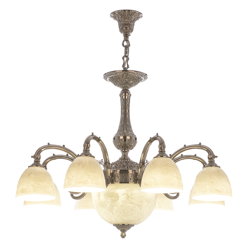 Подвесная люстра Bohemia Ivele Crystal Verona 72109P/8/210 Ni P1 D Rose в Санкт-Петербурге