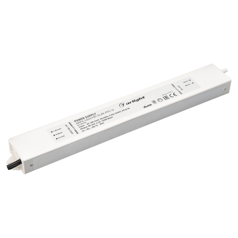 Блок питания Arlight ARPV-LG24100-Slim-PFC-D (24V, 4.2A, 100W) 031722 УЦ в Санкт-Петербурге