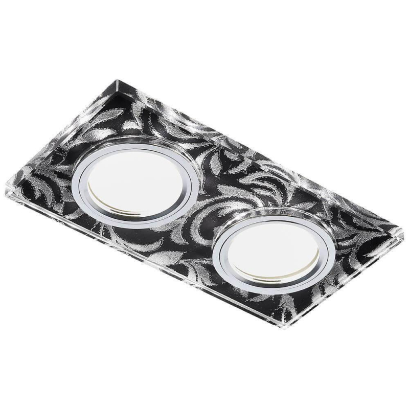 Встраиваемый светодиодный светильник Ambrella Light Led S234/2 BK/CH/WH в Санкт-Петербурге