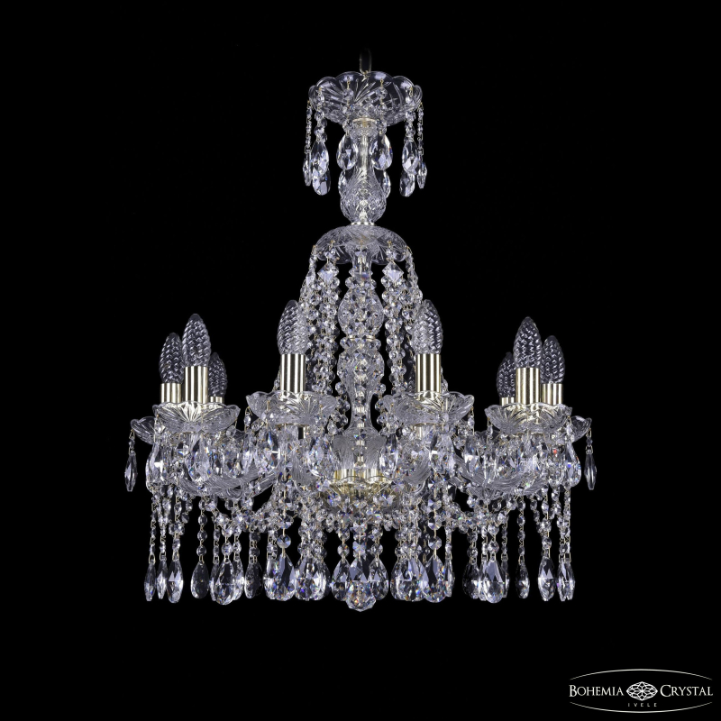 Подвесная люстра Bohemia Ivele Crystal 1413/10/200/XL-66 G в Санкт-Петербурге
