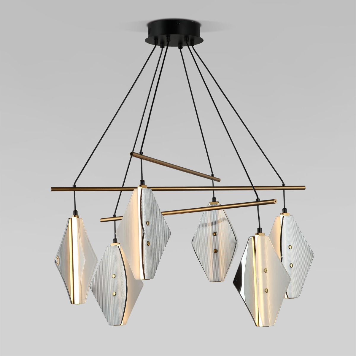 Подвесной светильник Eurosvet Glare 301054 LED латунь a071576 в Санкт-Петербурге