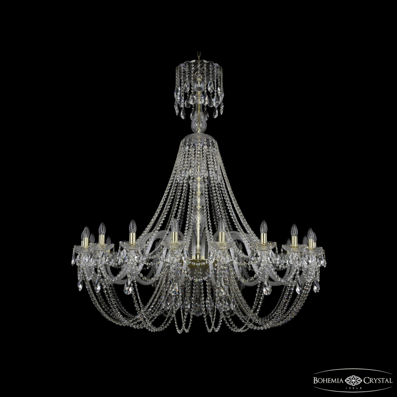 Подвесная люстра Bohemia Ivele Crystal 1406/20/530/XL-160 G в Санкт-Петербурге