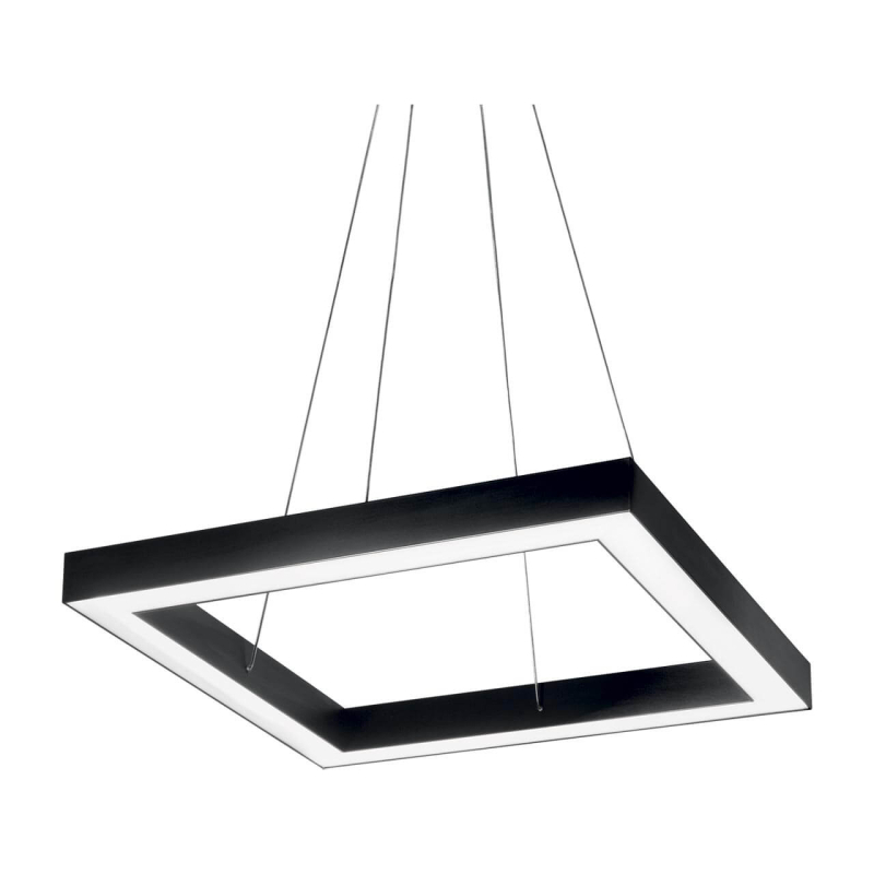 Подвесной светодиодный светильник Ideal Lux Oracle D50 Square Nero 245676 в Санкт-Петербурге