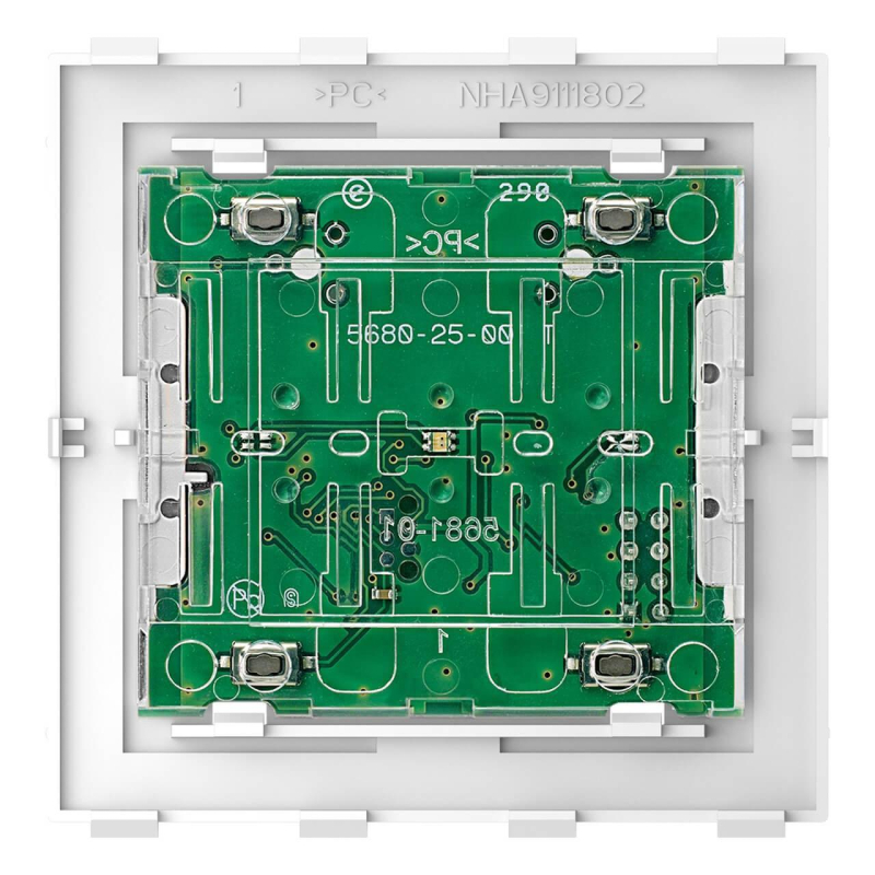 Кнопочный модуль Schneider Electric Merten D-Life PlusLink Basic двухклавишный MTN5120-6000 в Санкт-Петербурге