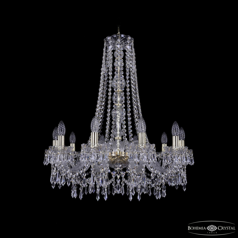 Подвесная люстра Bohemia Ivele Crystal 1403/10/240/h-76 G в Санкт-Петербурге