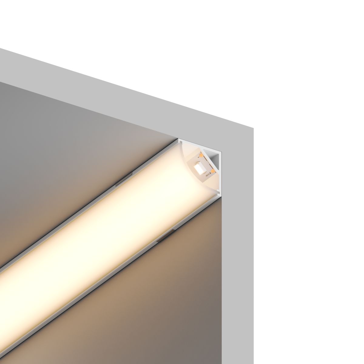 Накладной угловой внутренний профиль для светодиодной ленты Hesby Lighting Line HSBL_0197 в Санкт-Петербурге
