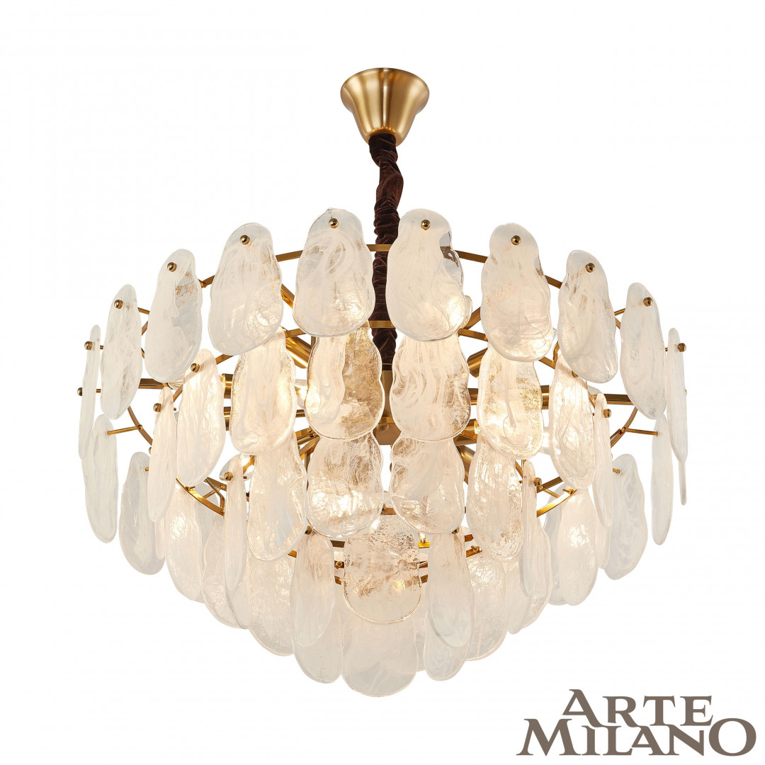Подвесная люстра Arte Milano 2853.D750.H390.E14.18 G в Санкт-Петербурге
