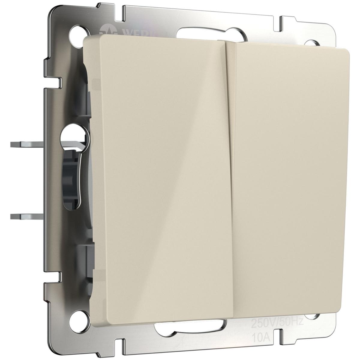 Перекрестный переключатель двухклавишный Werkel 4690389182150 W1123003 a058434 в Санкт-Петербурге