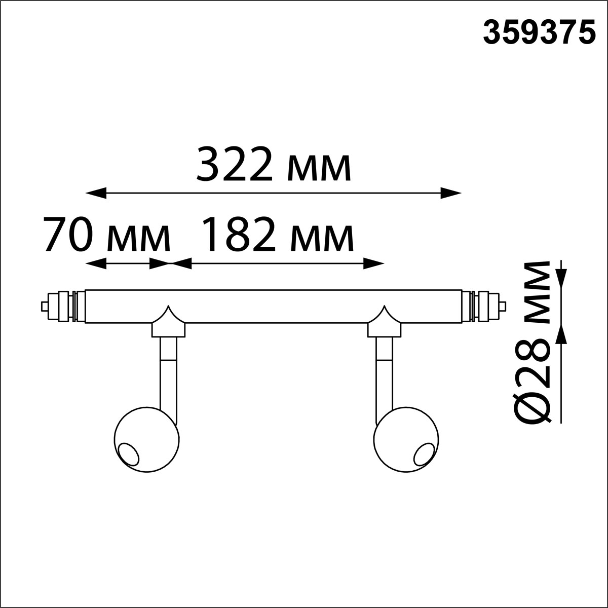 Модульный светодиодный светильник Novotech Konst Glat 359375 в #REGION_NAME_DECLINE_PP#