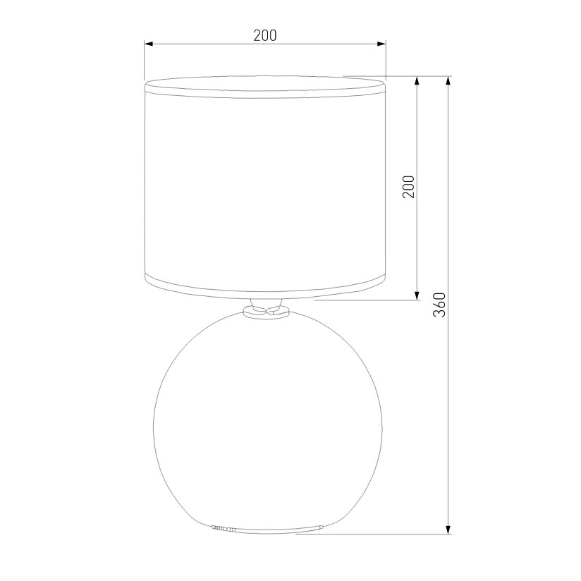 Настольная лампа TK Lighting 5068 Palla в Санкт-Петербурге