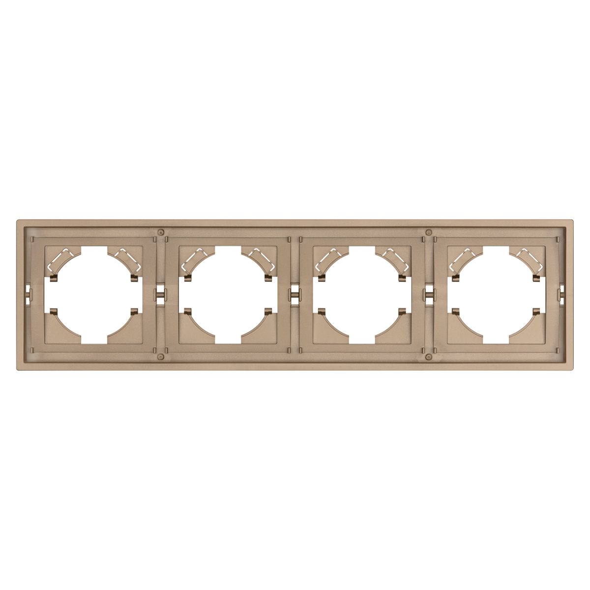 Рамка пластиковая на 4 поста Arlight FRM-TENDO-PL-4-GD 053850 в Санкт-Петербурге