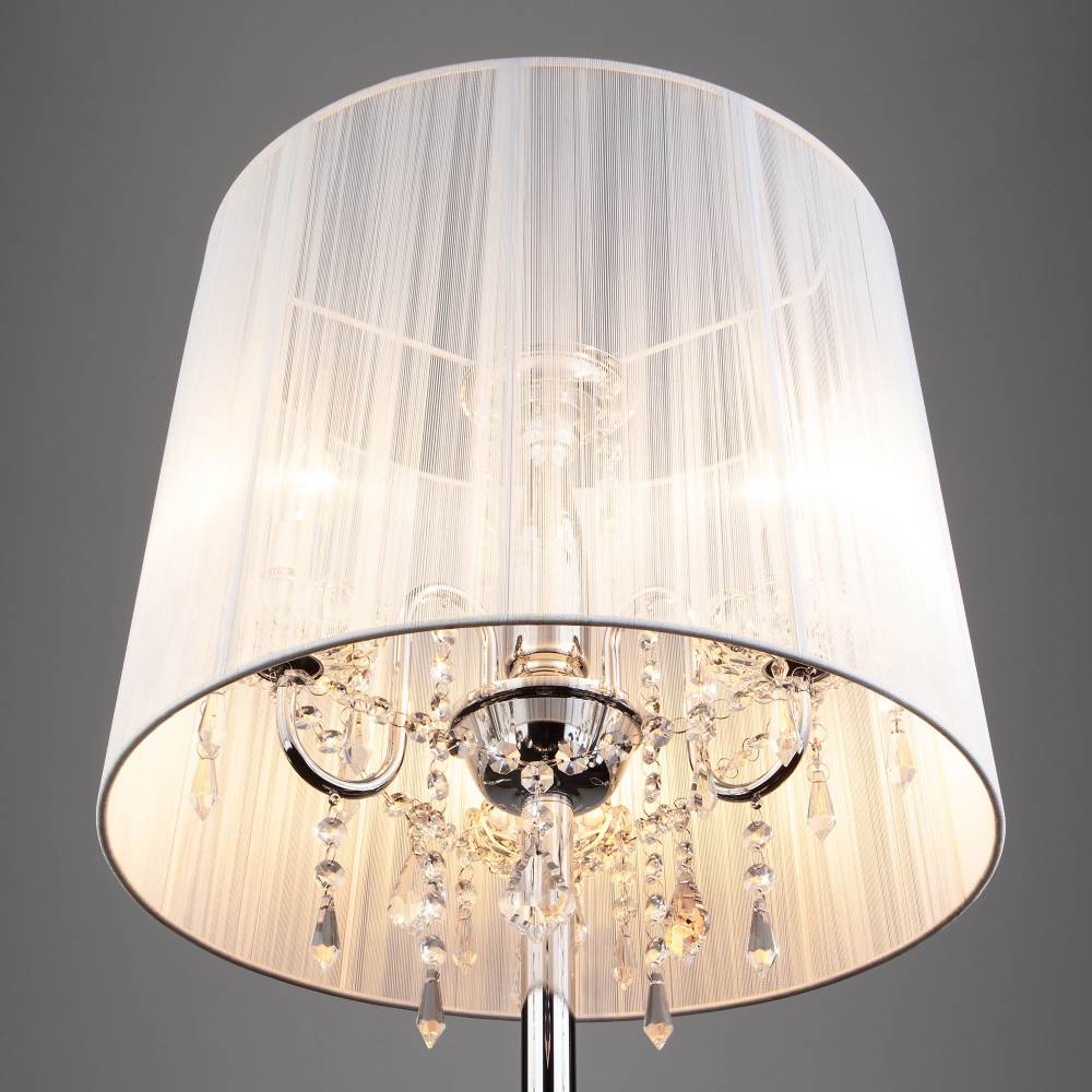 Торшер Eurosvet 2045/3F хром/белый в Санкт-Петербурге